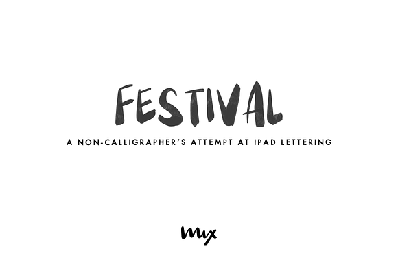 Festival — A Handwritten Font Duo in Display Fonts - product preview 6