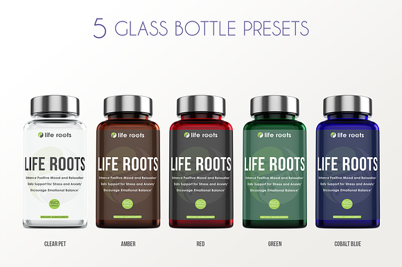 Dietary Supplement Mockup v. 2A Plus in Product Mockups - product preview 3