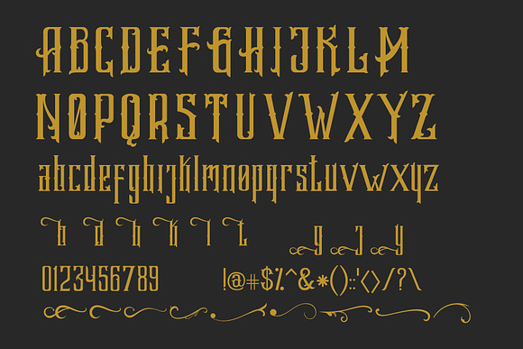 Hallmark in Blackletter Fonts - product preview 4