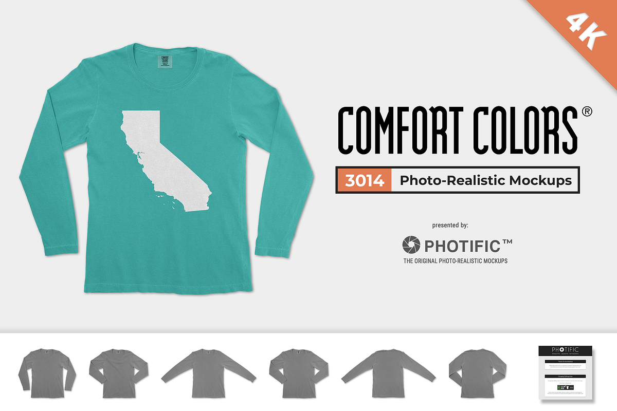 Comfort Colors 3014 Mockups in Product Mockups - product preview 8