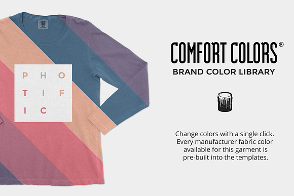 Comfort Colors 3014 Mockups in Product Mockups - product preview 2
