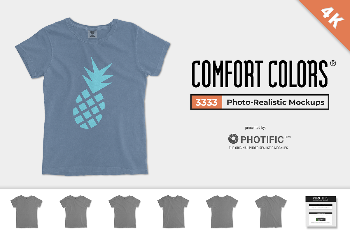 Comfort Colors 3333 Mockups in Product Mockups - product preview 8