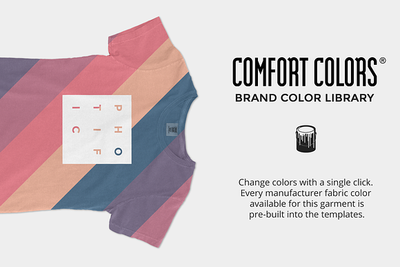 Comfort Colors 3333 Mockups in Product Mockups - product preview 2