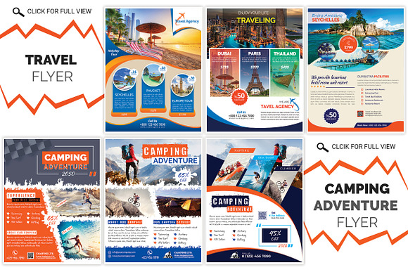 120 Corporate Flyer & Poster Bundle in Flyer Templates - product preview 6