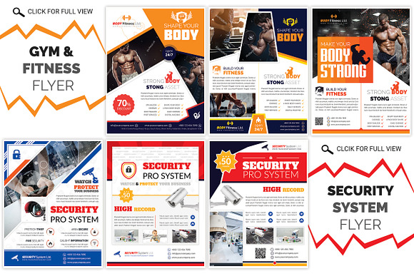 120 Corporate Flyer & Poster Bundle in Flyer Templates - product preview 8