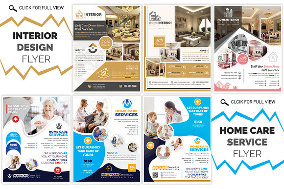 120 Corporate Flyer & Poster Bundle in Flyer Templates - product preview 11