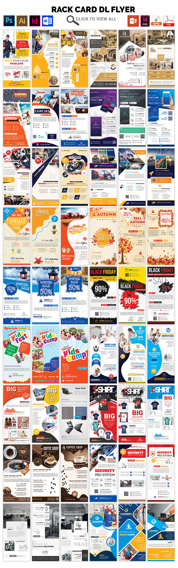 120 Corporate Flyer & Poster Bundle in Flyer Templates - product preview 23