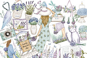 Lavender Spring clip art