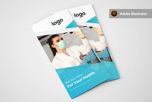 Medical Tri fold Brochure in Brochure Templates - product preview 3
