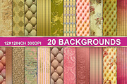 20 textured backgrounds craft paper