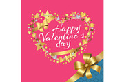 Happy Valentines Day Inscription in