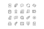 Line Reject Icons