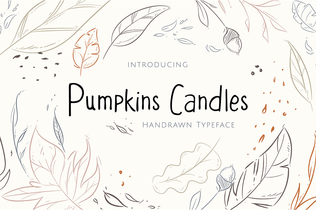Pumpkins Candles in Display Fonts - product preview 8