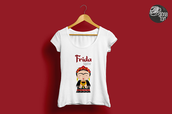 Frida Kahlo in Illustrations - product preview 3