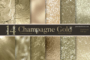 Champagne Gold Digital Paper