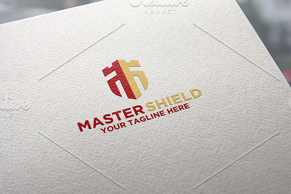 Master Shield Logo | Letter M Logo