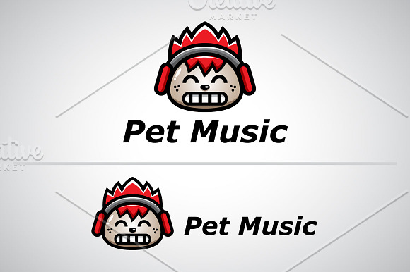 Pet Music Logo Template in Logo Templates - product preview 1