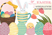 Easter: 11 digital illustrations