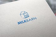 Milk Barn Logo Template