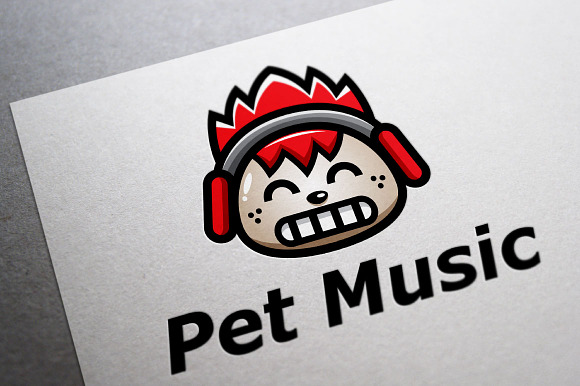 Pet Music Logo Template in Logo Templates - product preview 4