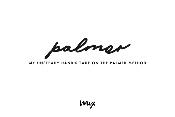 Palmer — An Unsteady Palmer Method in Scrapbooking Fonts - product preview 1