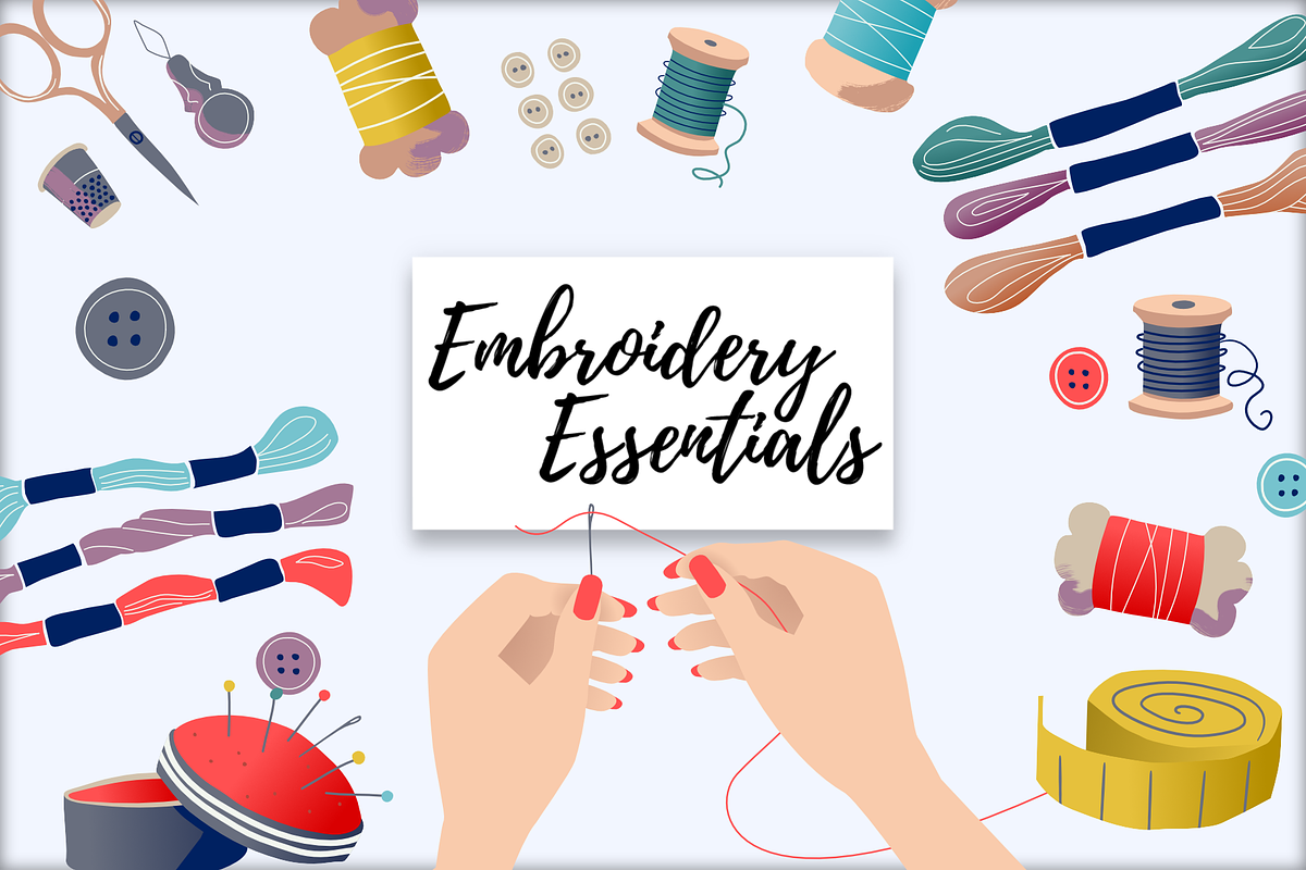 Embroidery Essentials in Illustrations - product preview 8