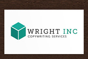 Wright Inc Copywriter Logo - PSD