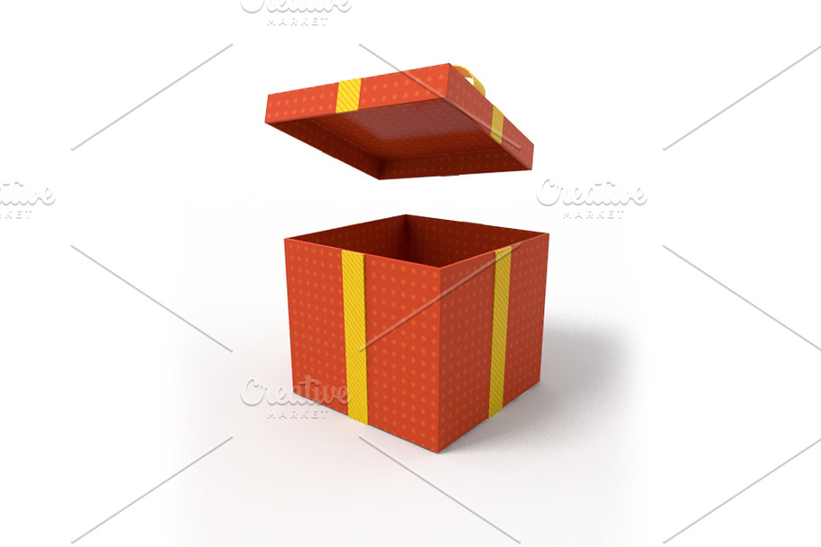 Gift box in Objects - product preview 2