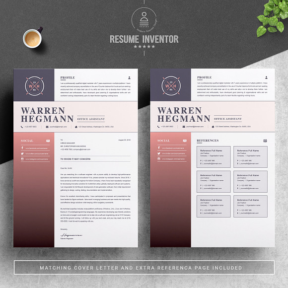 Resume Template | Modern & Creative in Resume Templates - product preview 2