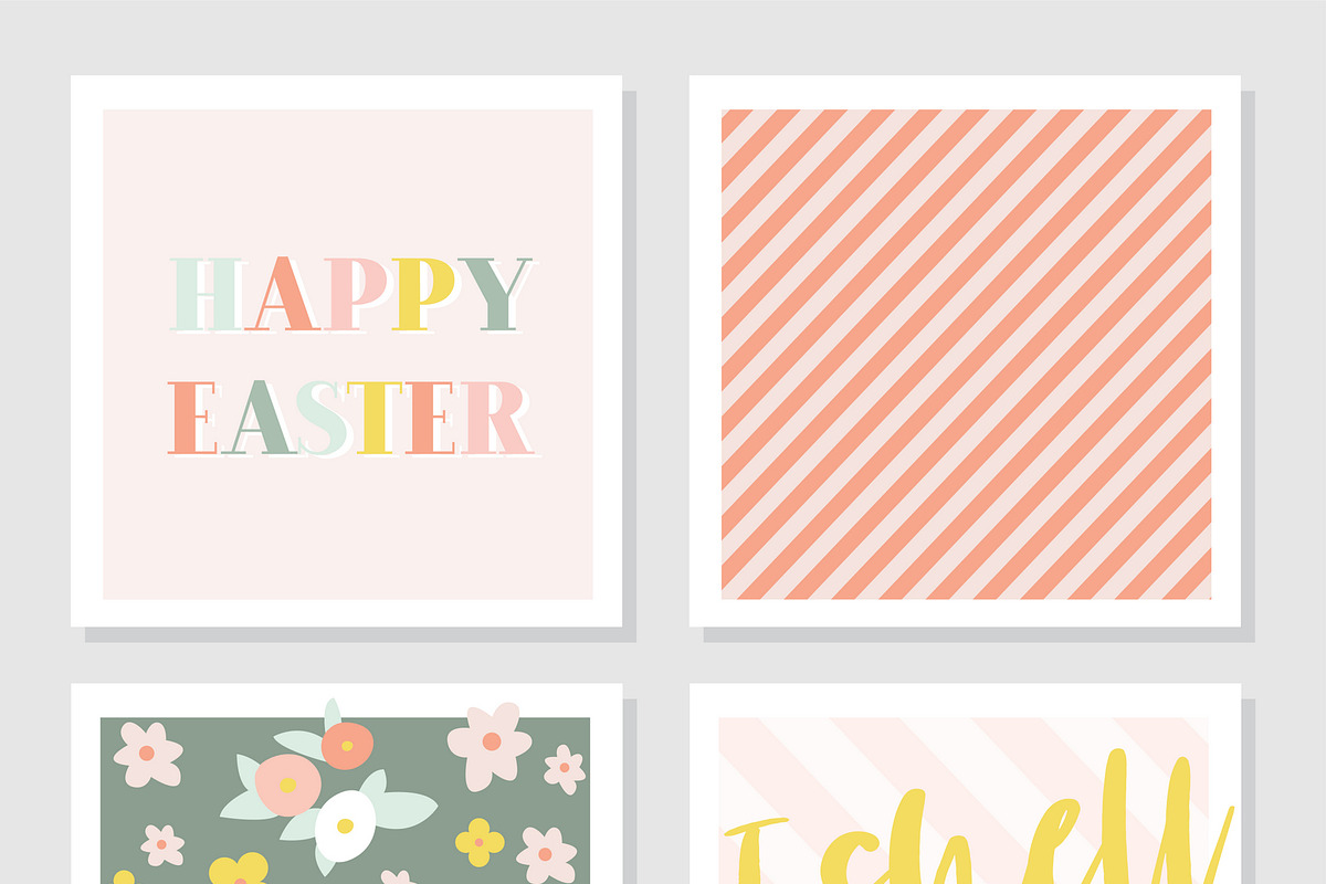 Happy Easter cards in Illustrations - product preview 8
