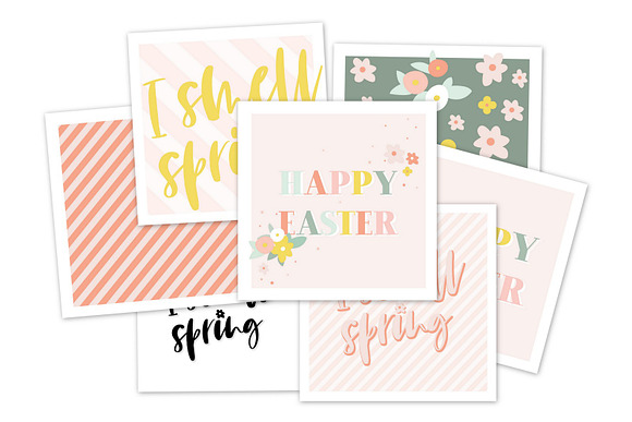 Happy Easter cards in Illustrations - product preview 3