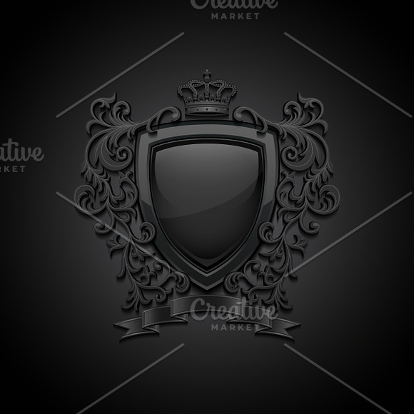 Coat of Arms. Set of Illustrations. in Illustrations - product preview 1