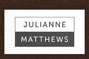Julianne Matthews Personal Logo PSD