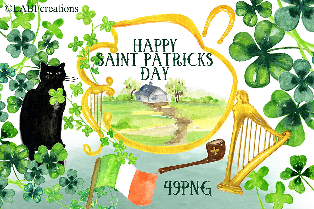 Happy Saint Patricks Day in Illustrations - product preview 8