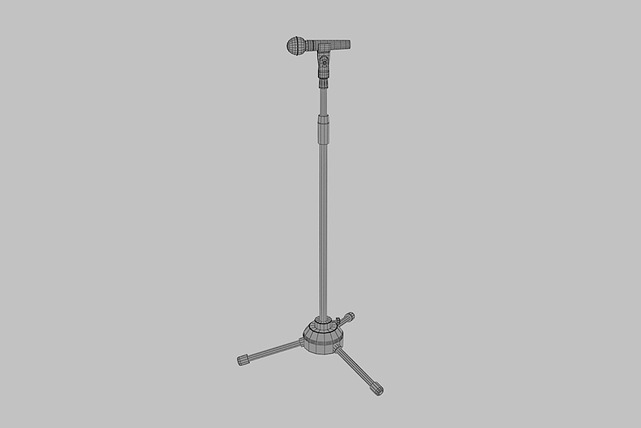 Microphone with stand in Electronics - product preview 1