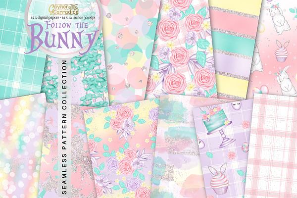 Follow the bunny pattern collection