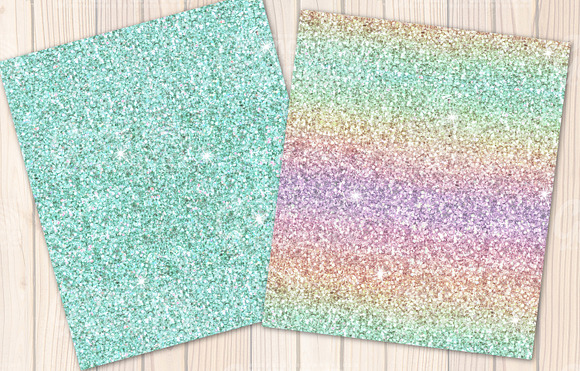 Rainbow pastel seamless glitter in Textures - product preview 5