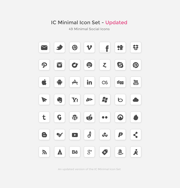 IC Minimal Icon Set - Updated in Graphics - product preview 1