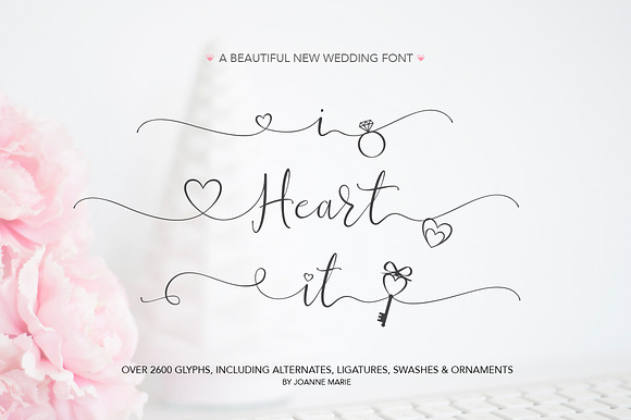 Valentine's Font Bundle + Extras! in Script Fonts - product preview 1