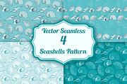 Seamless Seashells Patterns
