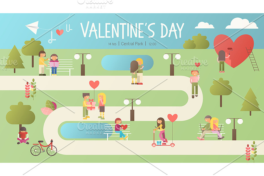 Valentines Day Invitation in Illustrations - product preview 8