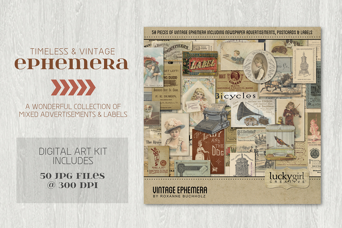 Vintage Ephemera in Objects - product preview 8