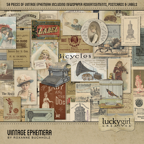 Vintage Ephemera in Objects - product preview 1