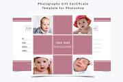 Photography Gift Certificate Templat