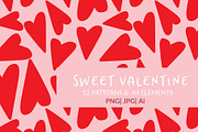 Sweet Valentine Patterns & Elements