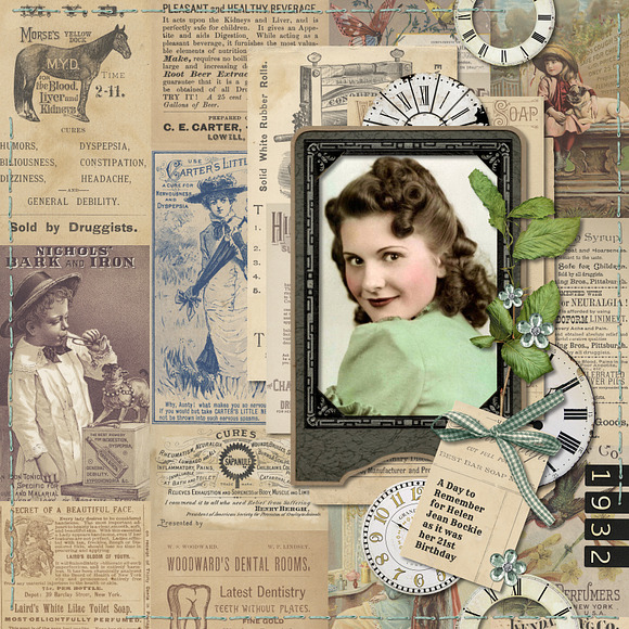 Vintage Ephemera - Children in Objects - product preview 3