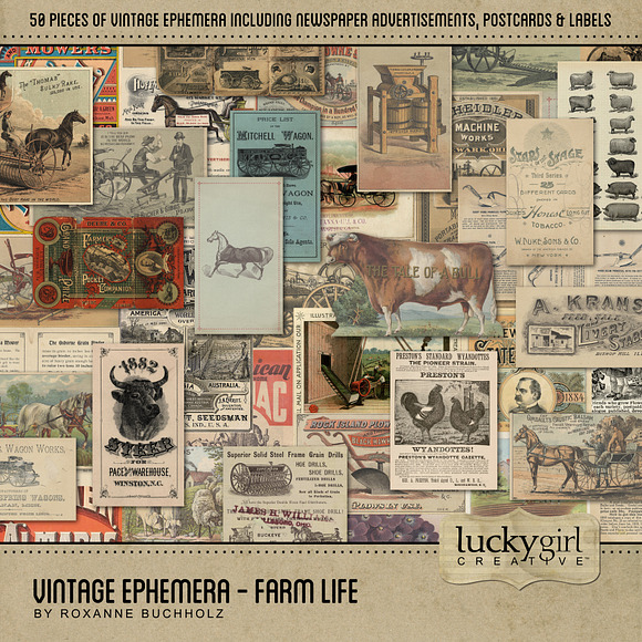 Vintage Ephemera - Farm Life in Objects - product preview 1