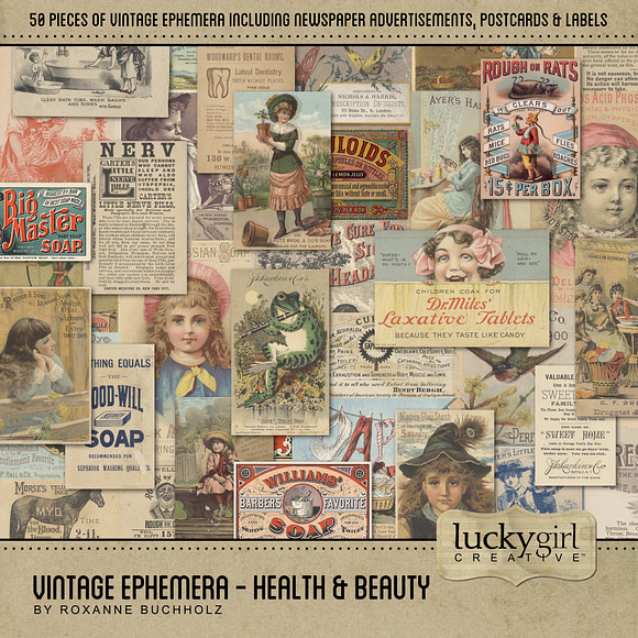 Vintage Ephemera - Health and Beauty in Objects - product preview 1