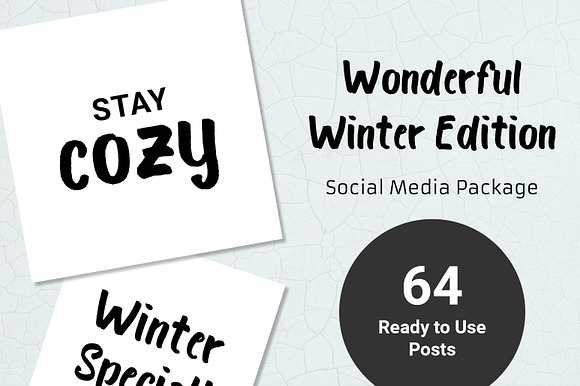Winter Edition - Social Media in Instagram Templates - product preview 8