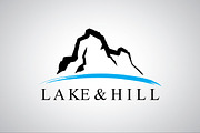 Lake and Hill Logo Template